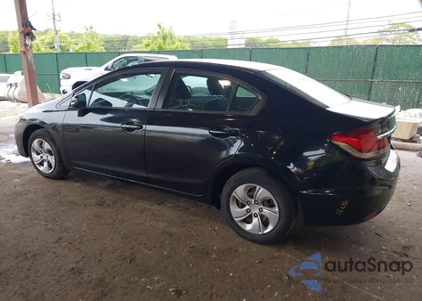 2013 Honda Civic Lx from USA, damaged, VIN 19XFB2F56DE216371